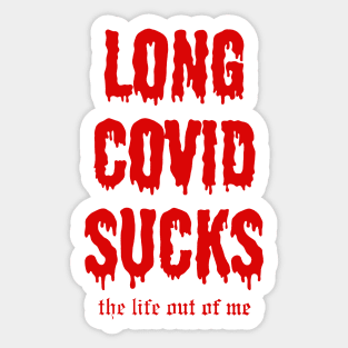 Long COVID Sucks Sticker